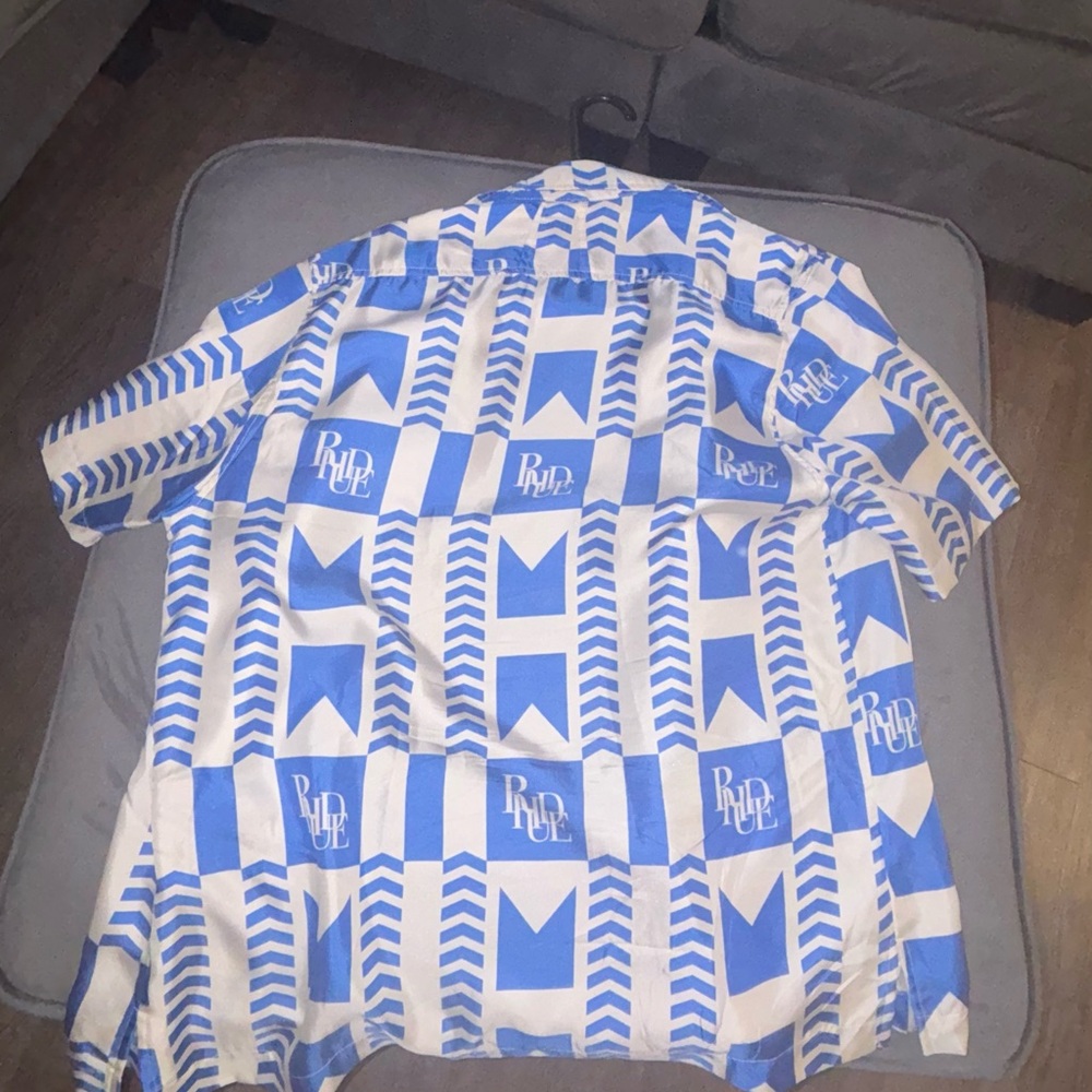 Rhude silk shirt small